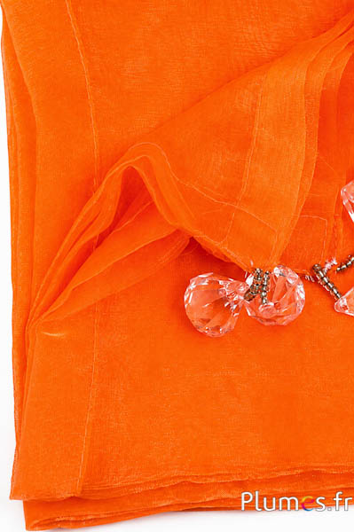 Tafelkleed Organza - 90 x 90 cm - oranje